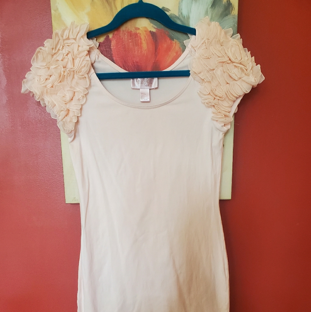 H&M Mid-length form fitting Blush pink Dress